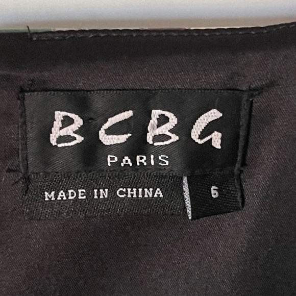 BCBG Floral Mini Dress Size 6 - Picture 3 of 8